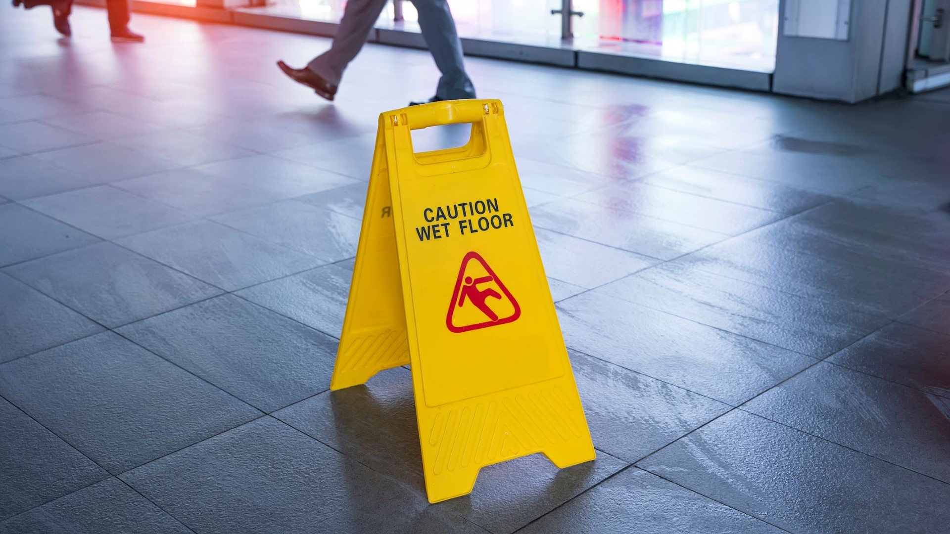 wet floor sign